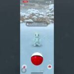 ポケモンGO❗️雪❄️の中のワンリキ😳寒そう🥶