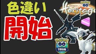 【ポケモンGO】色違いゼクロム・レシラム今から登場！通常交換でアメXL確定＆ジョウトツアー【新シーズン】