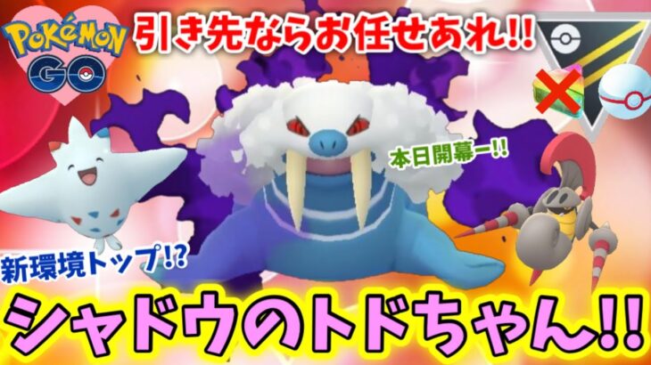 本日開幕！困ったときはトドちゃんにお任せ！GOバトルリーグ　ハイパーリーグ・プレミアクラシック【ポケモンGO】