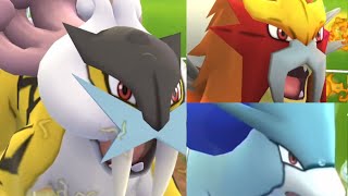 【ポケモンGO】驚異のバランス型！？超火力ライコウとデバフのスイクンと特攻エンテイでマスターリーグに挑む・・！【三犬・GOバトルリーグ・ジョウト・Raikou・Suikun・Entei】