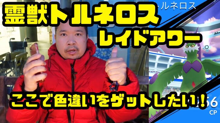 【ポケモンGO】ここで色違いをゲットしたい！霊獣トルネロス レイドアワー