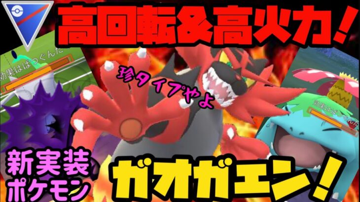 【ポケモンGO】高回転&高火力！新実装ポケモンガオガエン！【アローラ地方】