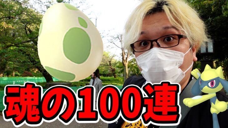 卵割100連!!色違い、100%リオル狙い!!2たまから産まれる割合が分かりました!!【ポケモンGO】