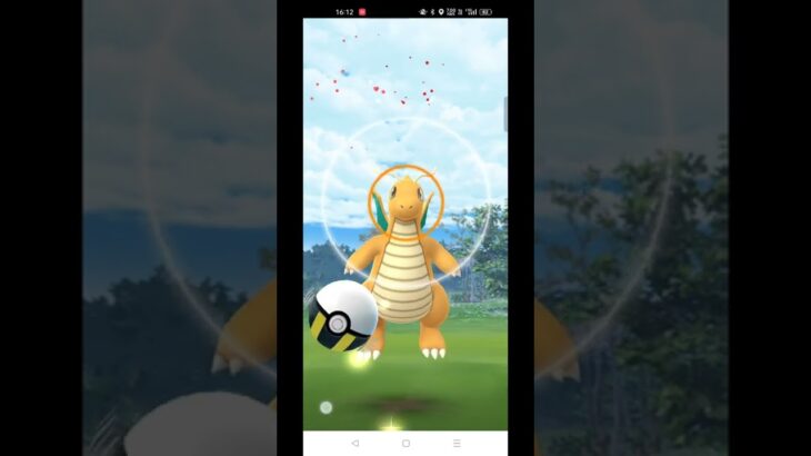 ポケモンGO《ポケカコラボ》野生のカイリュー出現【2022年6月17日】#shorts