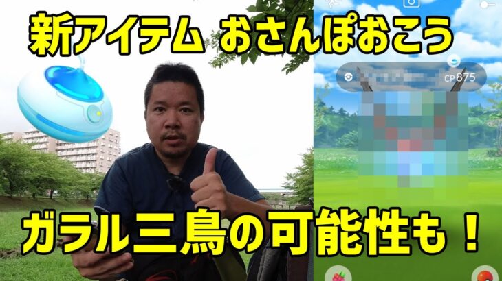 【ポケモンGO】出るかガラル三鳥！おさんぽおこう