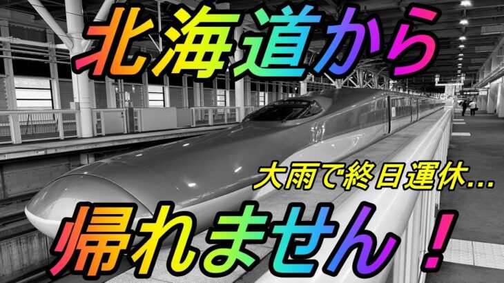 【緊急生配信】大雨のため北海道から帰れません！！！【札幌GOフェス】