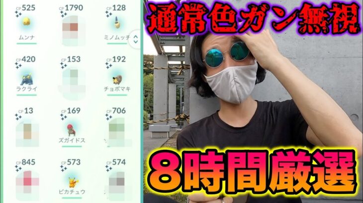 【検証】GOフェス2022フィナーレで通常色ガン無視して8時間歩いたら色違いは何匹ゲットできる？【ポケモンGO】