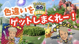 GOフェスで色違いをゲットしまくれぇ！！！【ポケモンGO】
