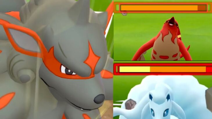 【ポケモンGO】想像以上の高火力！！あの強ポケを一撃で倒すヒスイウインディが大暴れ・・！【arcanine hisuian・GOバトルリーグ・ハイパーリーグ・ヒスイ地方】