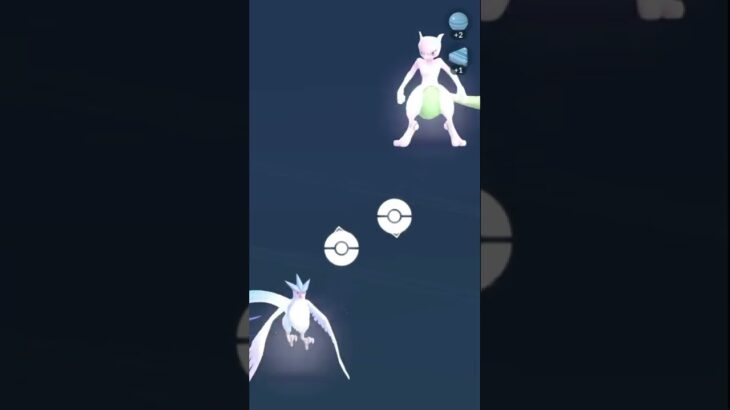 SHINY MEWTWO lucky trade  ( pokemon go ) #shorts