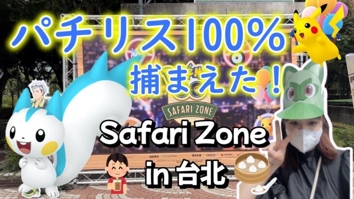 【台湾】パチリスの100％を捕まえてしまった。SafariZone2022 in taipei 　pokemongo ポケモンGO ポケGO女子