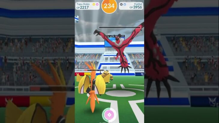 Catching shiny yveltal on his return to pokemon go