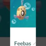 EVOLVING FEEBAS INTO MILOTIC IN POKEMON GO #shorts #anythingmakers #pokemongo