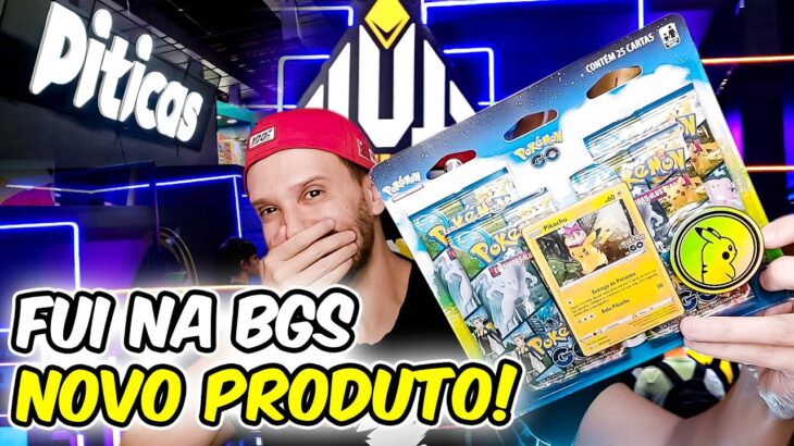 FUI NA BGS 2022! ABRINDO BLISTER Quadruplo de POKEMON GO | CAPITÃO HUNTER CARTAS POKEMON TCG