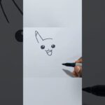 How To Draw Pikachu from Pokemon go #pikachu #viral #howto #shorts