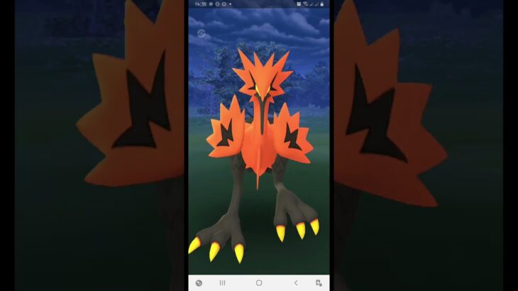 I FOUND GALARIAN ZAPDOS ! -Pokemon go #shorts #galarianzapdos #pokemongo