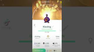 SHINY KIESLING in Pokemon GO! #pokemon #shorts