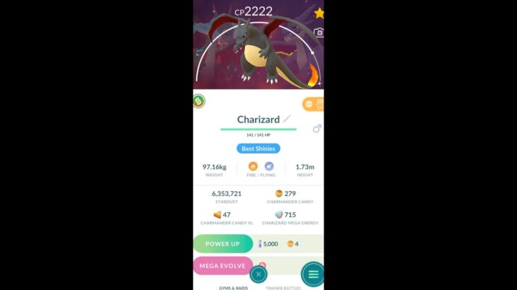 SHINY MEGA CHARIZARD Y In Pokemon Go 🤯 #shorts #shortsfeed #pokemon