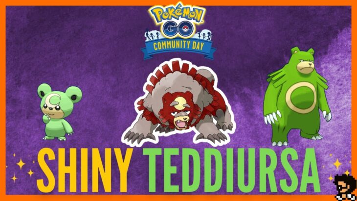 ¡SHINY TEDDIURSA COMMUNITY DAY POKEMON GO! 🐻✨ #communityday