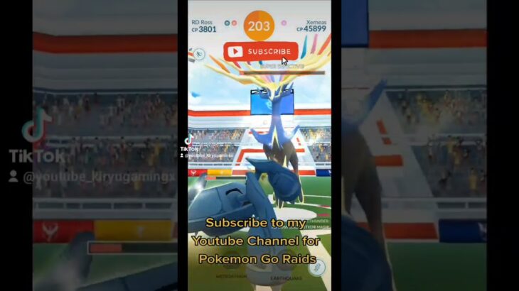 XERNEAS RAID BATTLE in Pokemon GO!
