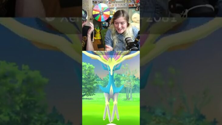 XERNEAS SHINY MAGNET! Pokemon GO Remote Raiding on Twitch! #shorts