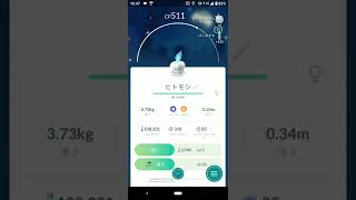 色違いヒトモシ　ポケモンＧＯ