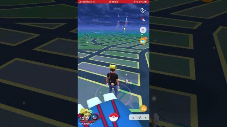 ポケモンGO 小さいポケモンが走り回る