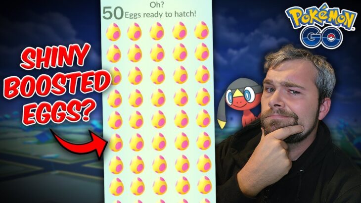 50 Shiny Boosted Eggs Hatched! Are they worth it? (Pokémon GO)