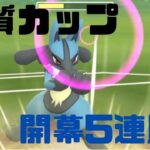 【GOバトルリーグ】硬質カップ開幕！！炎激重パーティでも開幕5連勝達成！！【ポケモンGO】【硬質カップ】