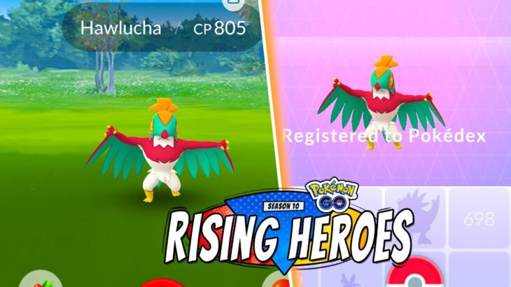 HOW TO CATCH HAWLUCHA IN POKEMON GO! New Regional Pokemon / Rising Heroes Season Update