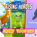 POKEMON GO SEASON OF RISING HEROES DETAILS! Shiny BOOSTED Event / Galar Regi Raids!