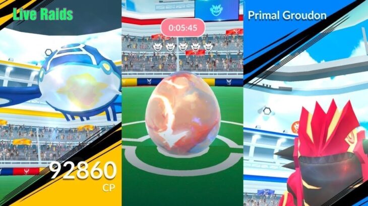 Live Primal Raids | Pokemon Go | Yagnik009