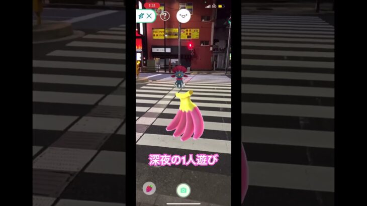 深夜の1人遊び　ポケモンGO