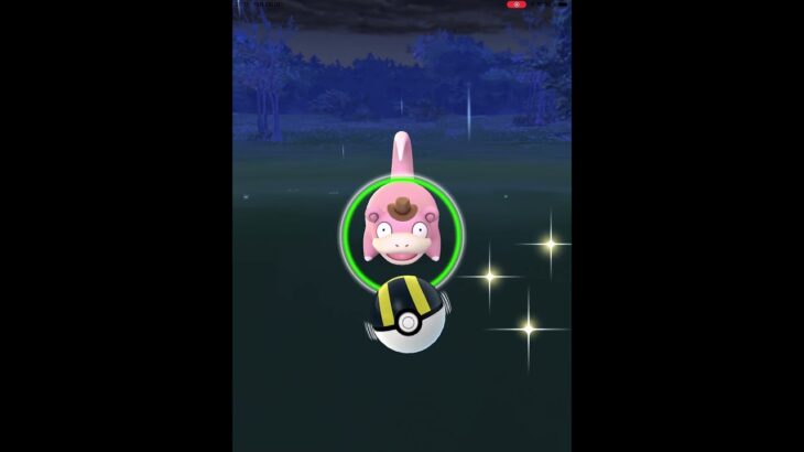 【ポケモンGO】初めて、野生の帽子ヤドンに遭遇！