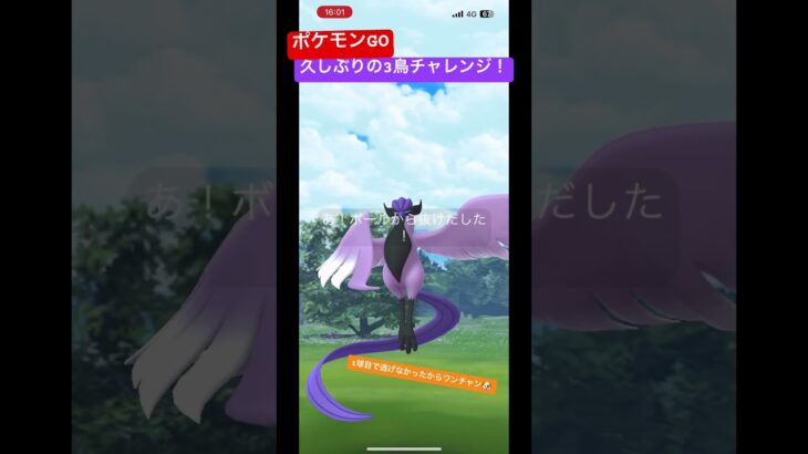 【ポケモンGO】ついにゲット！？みんなの三鳥捕まえるときのルーティンは？？ #ゲーム実況 #games #ポケモンgo #pokemon