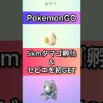 【PokemonGO】5kmタマゴ孵化 & セビエを初GET！【ポケモンGO】