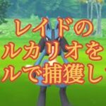 【ポケモンGO】レイドのルカリオをパイルで捕獲したい #shorts