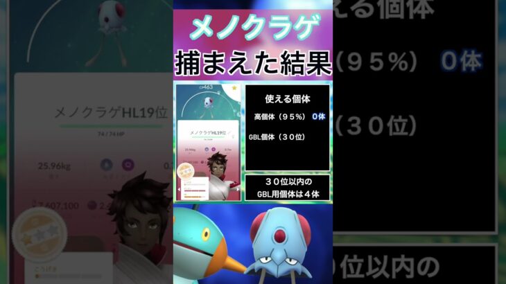 【ポケモンGO】田舎でメノクラゲのスポットライトアワーをやった結果 #shorts #pokemon #ポケモンgo