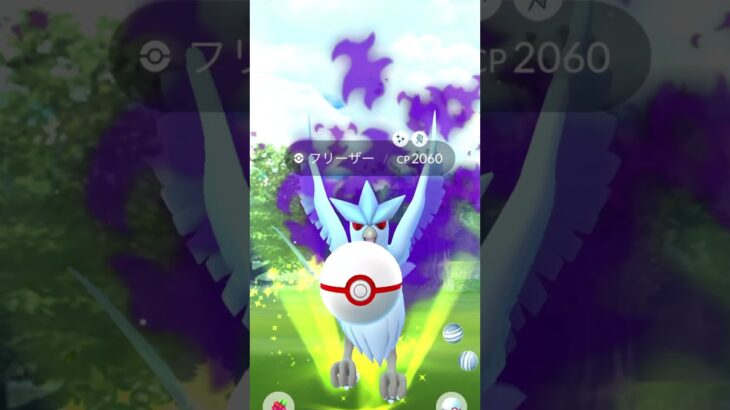 【ポケモンGOな日常】シャドウ伝説レイド：色違いフリーザー　2回目【ポケモンGO】