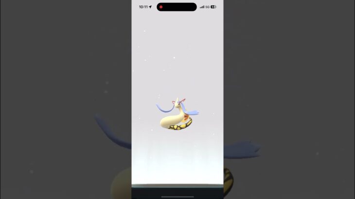【ポケモンGO】色違いヒンバスをミロカロスに進化！/SHINY Feebas evolved  Milotic！#shorts