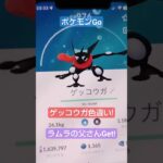 【ポケモンGo】ゲッコウガ色違い手に入れました!!!#ゲッコウガ色違い#ポケモンgo