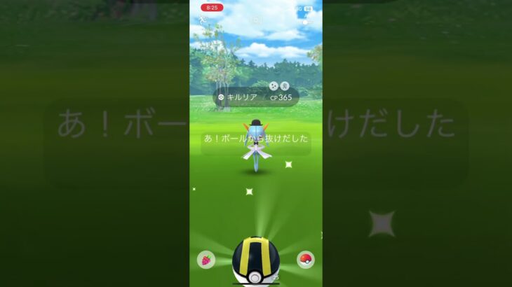 野生からキルリア色違いきたんだが！ #ポケモンgo #shorts