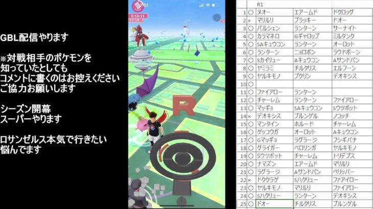 【ポケモンGO】6時からスーパー！R1