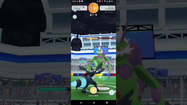 トルネロス(れいじゅう)2人討伐🔥🥳✨ #pokemongo #pokémongo #ポケモンgo