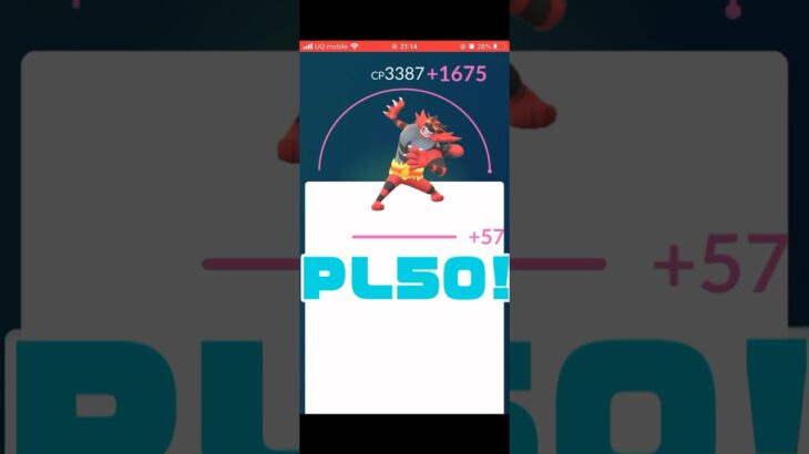 個体値100%！ガオガエンPL50フル強化！【ポケモンGO】               #ポケモンgo #pokemongo  #ポケモン #pokemon #ポケモンカード #ポケカ