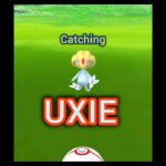 Catching UXIE in Pokémon GO Counting Balls! ポケモンgo #pokemongo #pokemongoshorts #shorts #funny