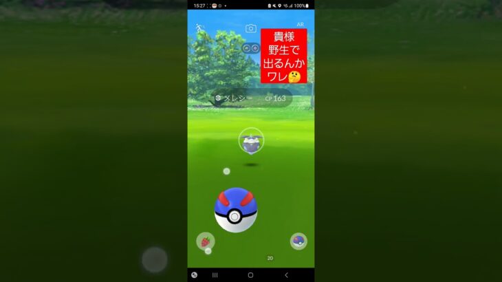 【ポケモンGO】メレシー、貴様野生湧きするんかワレ！だけの動画