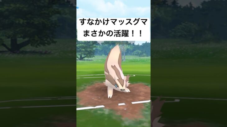 『ポケモンGO』新技習得のマッスグマ！技が環境に強い【スーパーリーグ】#gbl #pokemongo #pokemon #ゲーム実況 #ゲーム #ポケモン #ポケモンgo #shorts #short