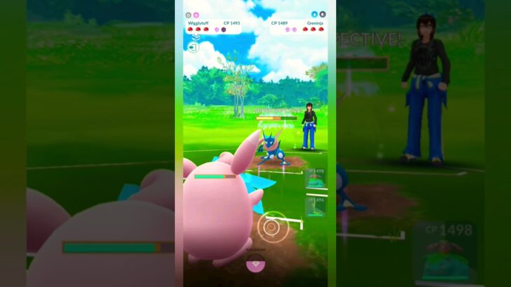 Wigglytuff🌟save the match😎! Grass🍃Vs Ice❄! Gbl ! Pokemon Go