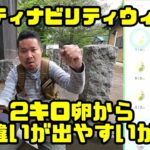 【ポケモンGO】2キロ卵9連で色違いを狙う！サステナビリティ